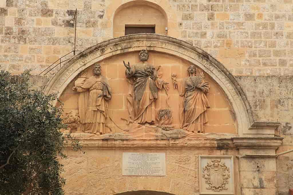 Mdina Gate Patron Saints