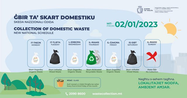 Waste Collection Schedule Malta
